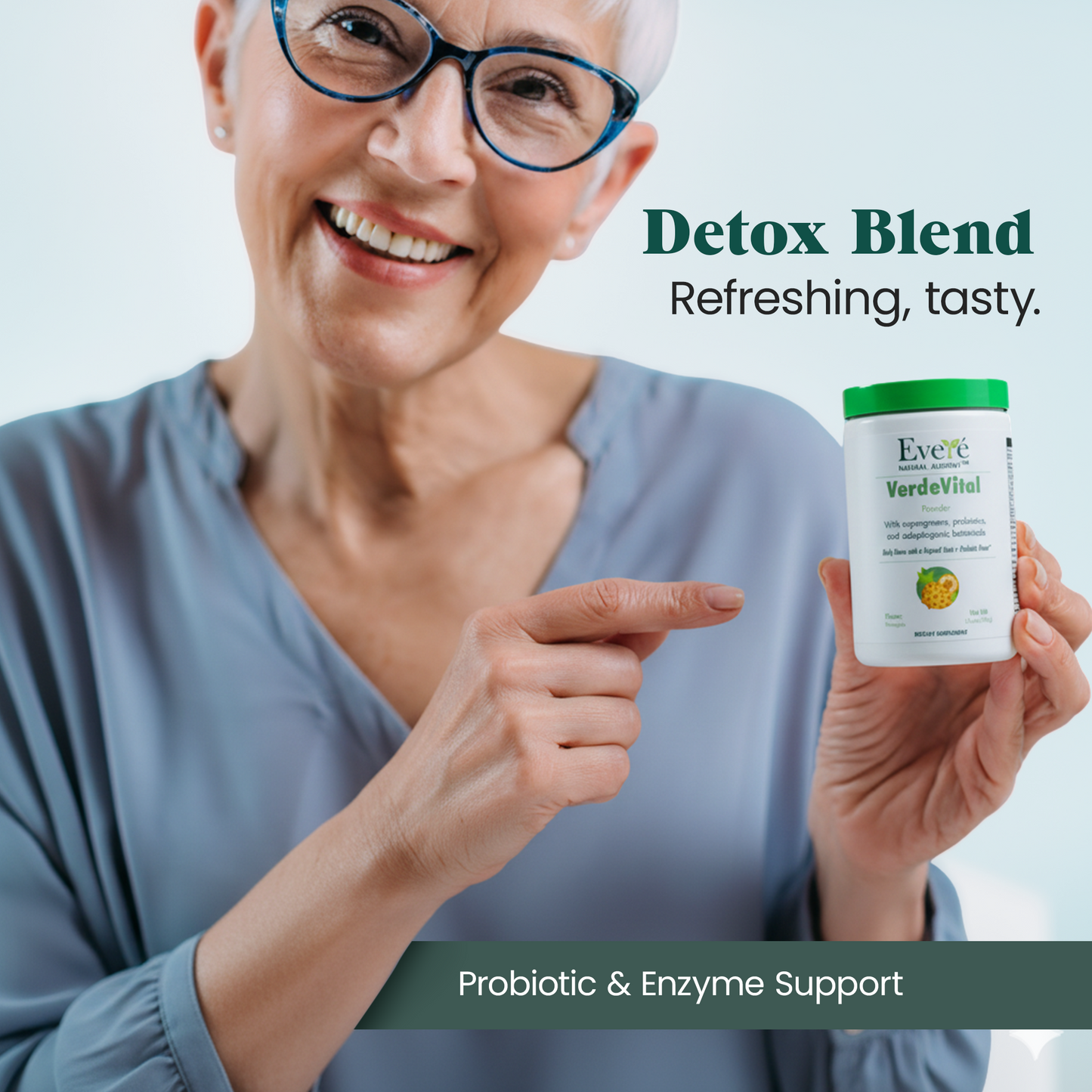 VerdeVital Powder - Pineapple Flavor (Net Weight 10.58oz)