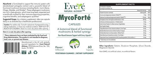 MycoForté – Mushroom Immune Blend Capsules
