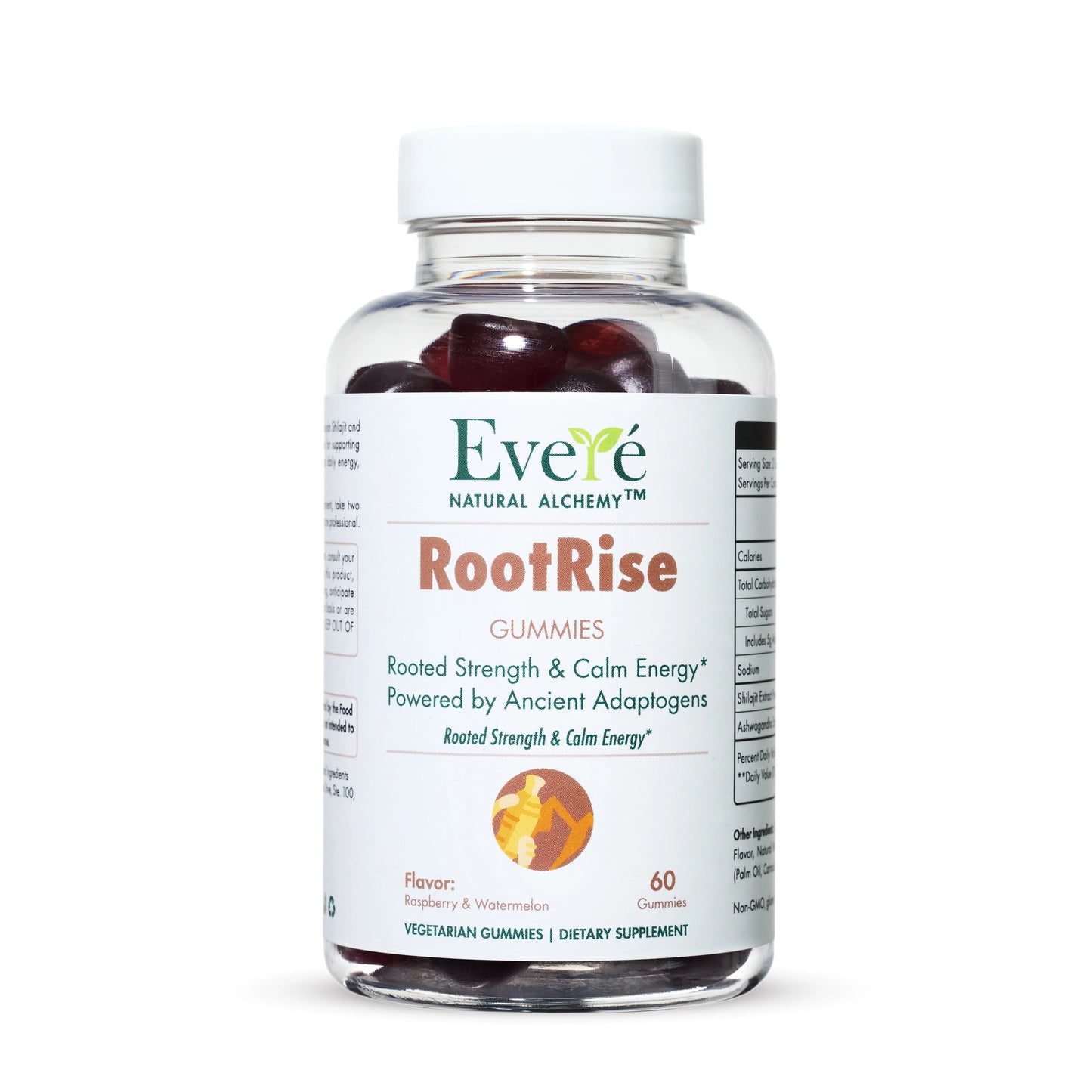 RootRise - Shilajit + Ashwagandha Gummies (60 Gummies)