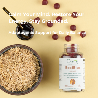 THE EVERÉ NATURAL ALCHEMY™ RootRise Shilajit & KSM-66 Ashwagandha Gummies
