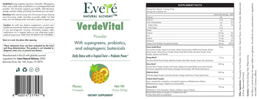 VerdeVital Powder - Pineapple Flavor