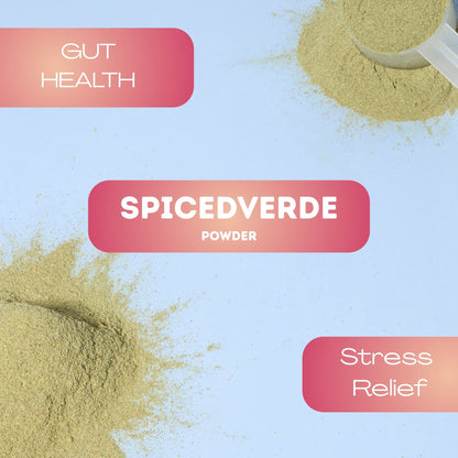 SpicedVerde – Apple Cinnamon Turnover Greens Powder (Net Weight 9.6oz)