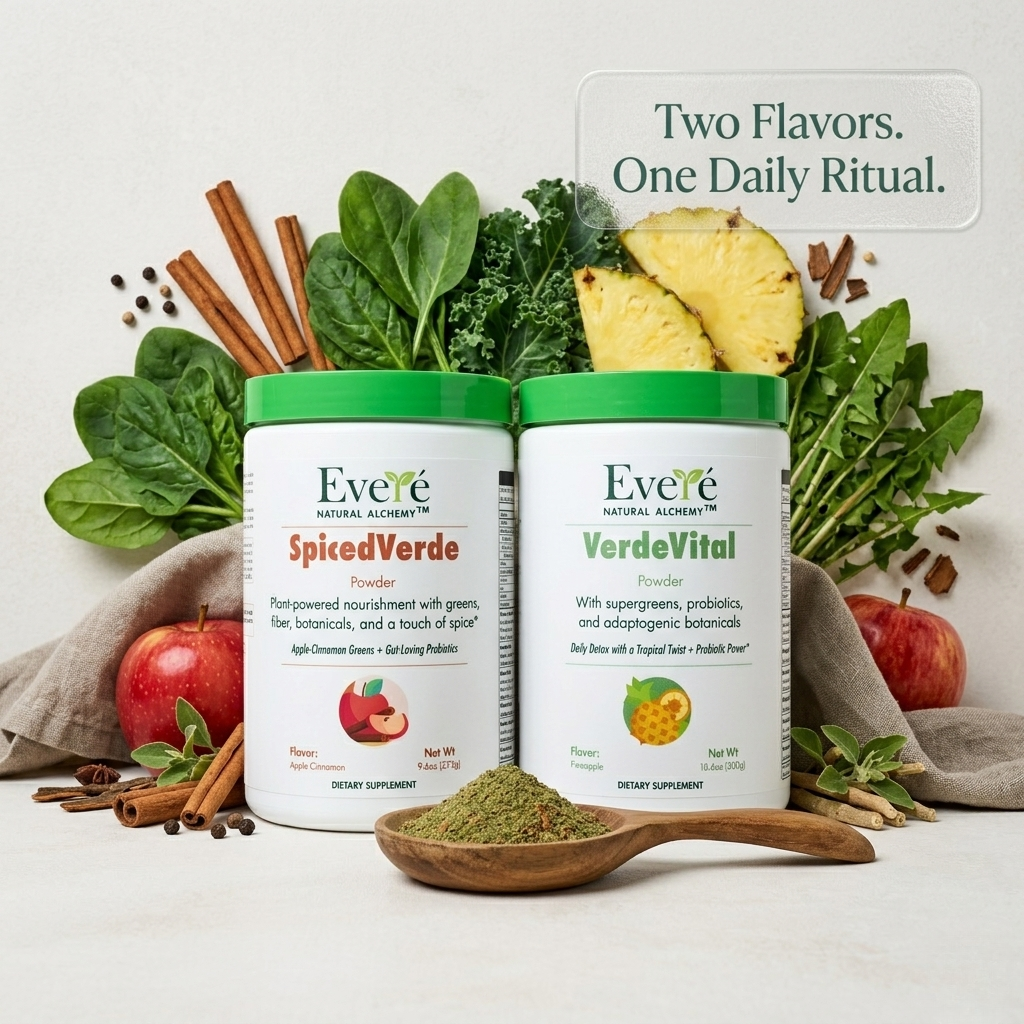 Verde Duo – Everé Greens Pineapple & Apple Cinnamon Blend Pack
